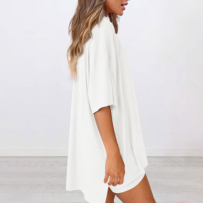 ❤️lässiges zweiteiliges Set mit kurzen Ärmeln und Shorts