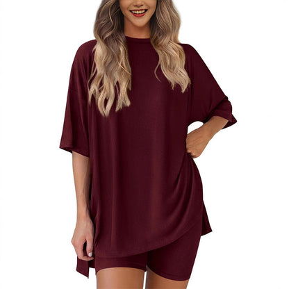 💞LETZTER TAG – 40 % RABATT🌸 Lässiges, locker geschnittenes zweiteiliges Sommer-Set für Damen💃
