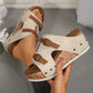 🔥Sommer-Neuankünfte🔥Modische Plateau-Sandalen mit Keilabsatz für Damen