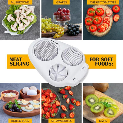 🔥2025 Heißer Verkauf🥚 Multifunctional 3-in-1 Egg Slicer