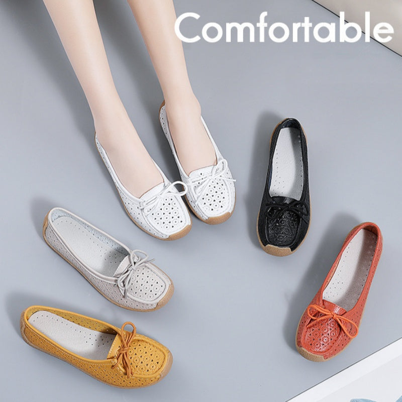 🔥Damen-Ballerinas mit weicher Sohle und Lochmuster