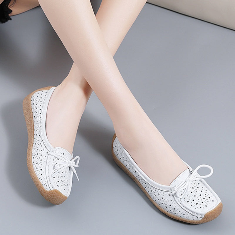 🔥Damen-Ballerinas mit weicher Sohle und Lochmuster