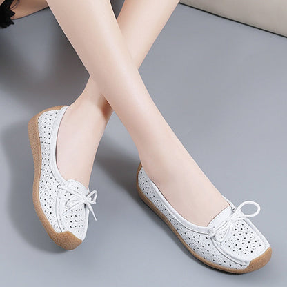 🔥Damen-Ballerinas mit weicher Sohle und Lochmuster