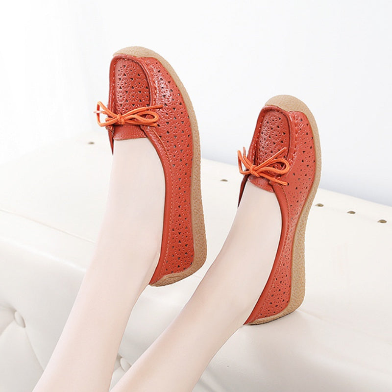 🔥Damen-Ballerinas mit weicher Sohle und Lochmuster