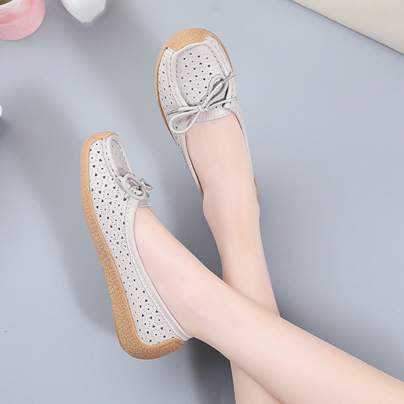 🔥Damen-Ballerinas mit weicher Sohle und Lochmuster