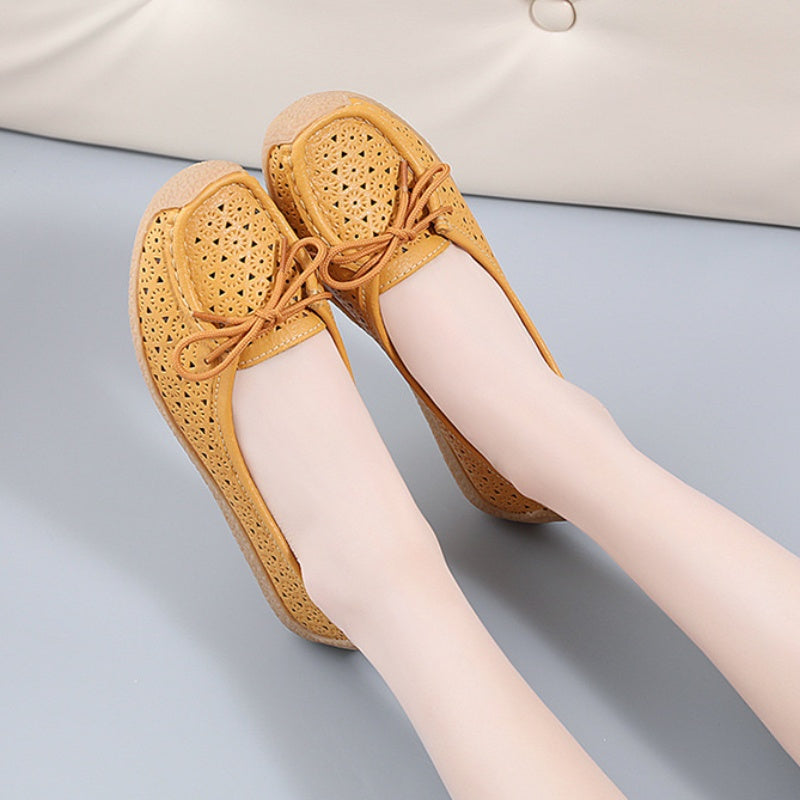 🔥Damen-Ballerinas mit weicher Sohle und Lochmuster