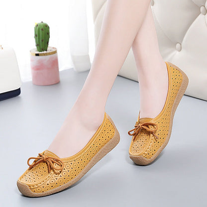 🔥Damen-Ballerinas mit weicher Sohle und Lochmuster