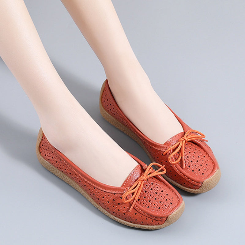 🔥Damen-Ballerinas mit weicher Sohle und Lochmuster