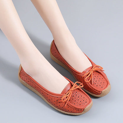 🔥Damen-Ballerinas mit weicher Sohle und Lochmuster