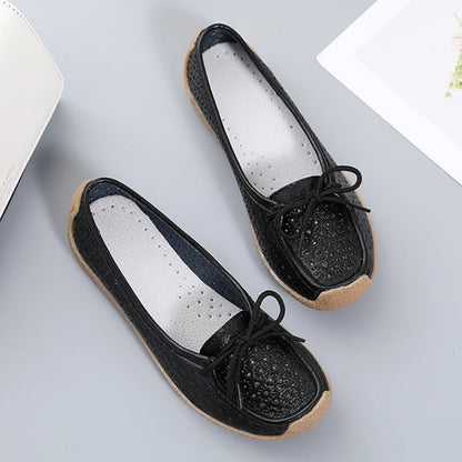 🔥Damen-Ballerinas mit weicher Sohle und Lochmuster