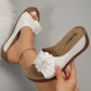 ⏳Begrenzte Zeit 50% Rabatt💥Damen Comfort Flower Slip-On Sandalen