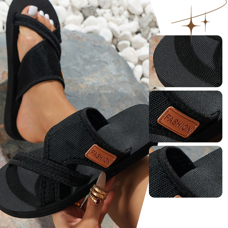 💥🆕2026 Bestseller Stilvolle Kreuzband Slide-Sandalen für Damen 👡