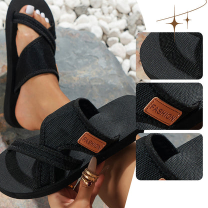 💥🆕2026 Bestseller Stilvolle Kreuzband Slide-Sandalen für Damen 👡