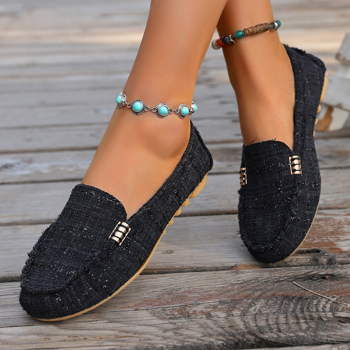 🐆✨Patchwork-Loafer mit Leopardenmuster für Damen 👡