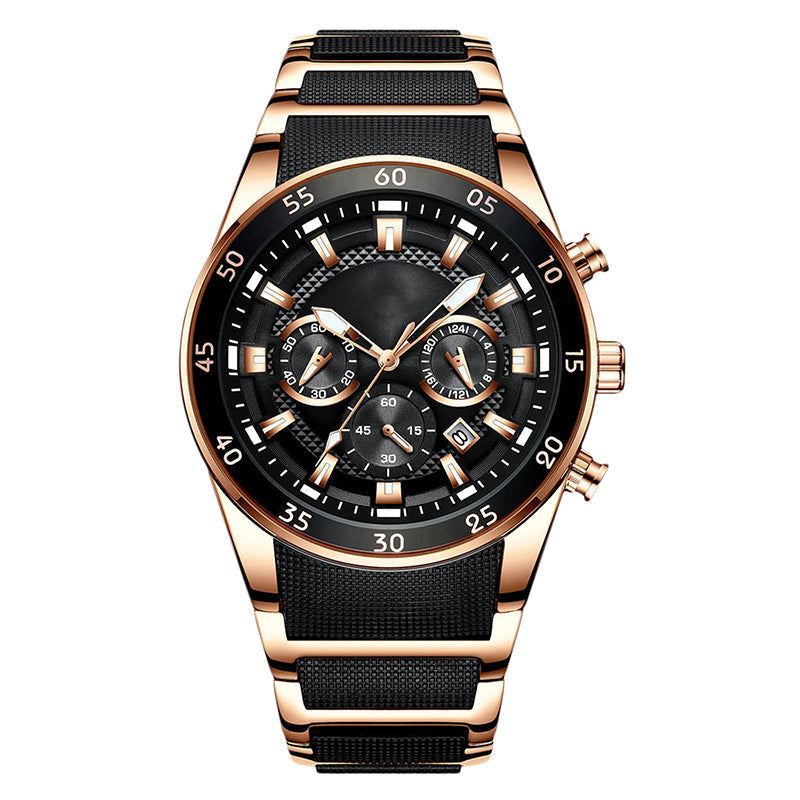 🔥2025 Neues Design⌚Wasserdichte multifunktionale Quarzuhr für Männer