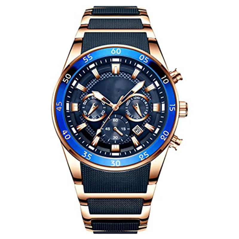 🔥2025 Neues Design⌚Wasserdichte multifunktionale Quarzuhr für Männer