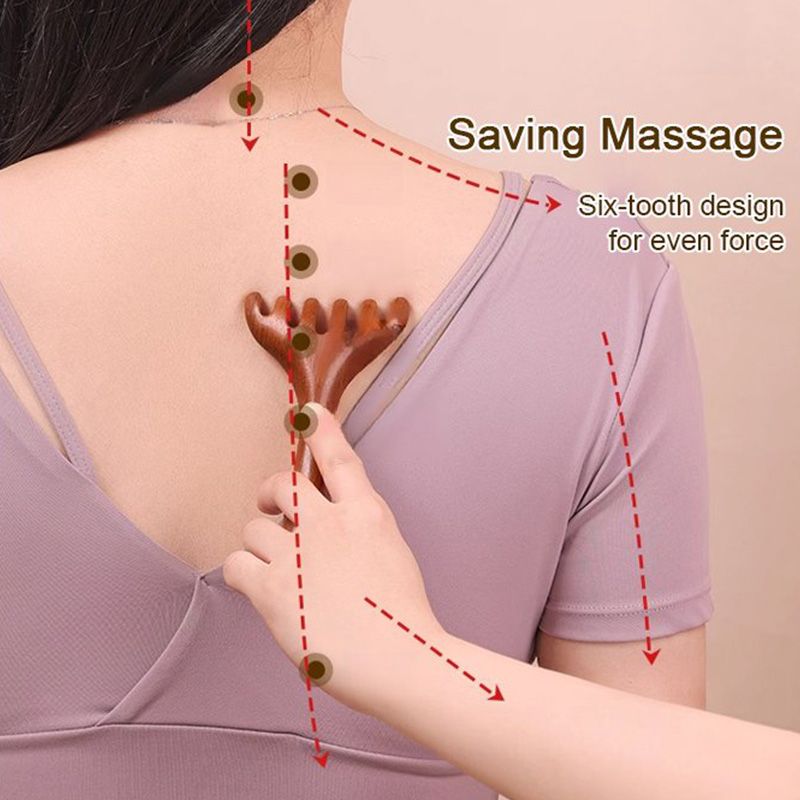 ✨Magischer Massagekamm mit sechs Krallen🌏Die orientalische Magie des Artefakts