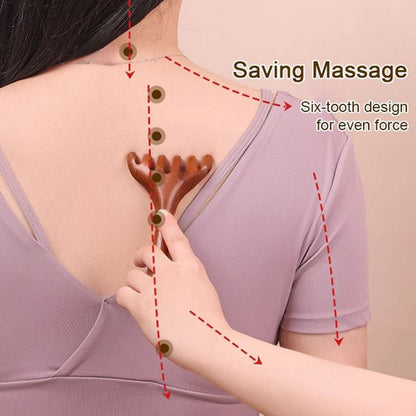 ✨Magischer Massagekamm mit sechs Krallen🌏Die orientalische Magie des Artefakts