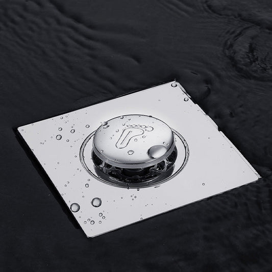 💧Spring Core Bodenablaufabdeckung für Duschen-Verhindert Verstopfungen und Haaransammlungen!