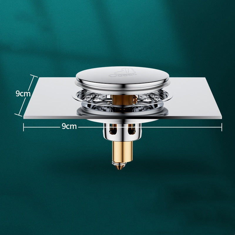 💧Spring Core Bodenablaufabdeckung für Duschen-Verhindert Verstopfungen und Haaransammlungen!