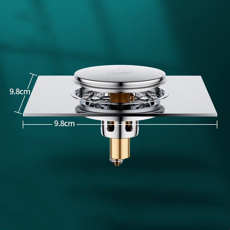 💧Spring Core Bodenablaufabdeckung für Duschen-Verhindert Verstopfungen und Haaransammlungen!