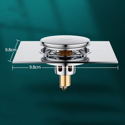 💧Spring Core Bodenablaufabdeckung für Duschen-Verhindert Verstopfungen und Haaransammlungen!
