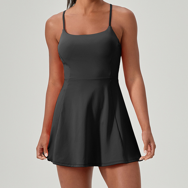 🏃‍♀️Spaghetti Sports Mini-Kleid - Elegant & Aktiv✨