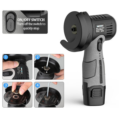 📢📢40% RABATT !!⏰12V Mini-Winkelschleifer – Mit Trennscheibe & kompakt ✨