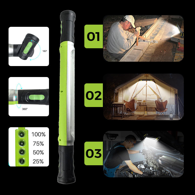 ⏳Nur für kurze Zeit – 50% RABATT⏰🔥3000LM LED-Arbeitsleuchte mit Haken