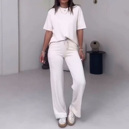 ✨Jetzt im Trend ✨Schickes 2-teiliges Outfit für Frauen - Bequemes Oberteil & passende Hose ✈️Free Versand