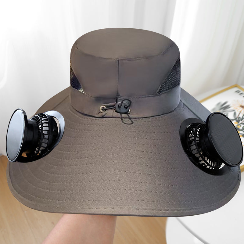 🎁 LIMITIERTER SONDERPREIS: €17,99!! ☀ 2025 Neuer ultraleichter Solar-Ventilator-Sonnenhut – leichter als ein Baseball! ⚾ (Nur 300 g)