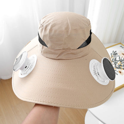 🎁 LIMITIERTER SONDERPREIS: €17,99!! ☀ 2025 Neuer ultraleichter Solar-Ventilator-Sonnenhut – leichter als ein Baseball! ⚾ (Nur 300 g)