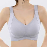 Women's Supportive Seamless Wireless Plus-Size Bra