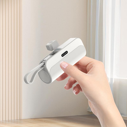 🔋 50% RABATT! 📱 Tragbare Powerbank mit hoher Kapazität & integrierten Kabeln – Schnellladung, kompakt & perfekt für Reisen und Alltag 🔌