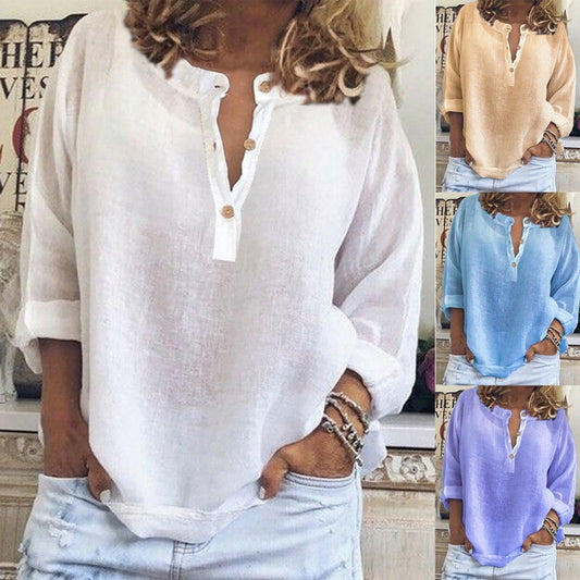 Women's Casual Breathable Long Sleeve Shirt