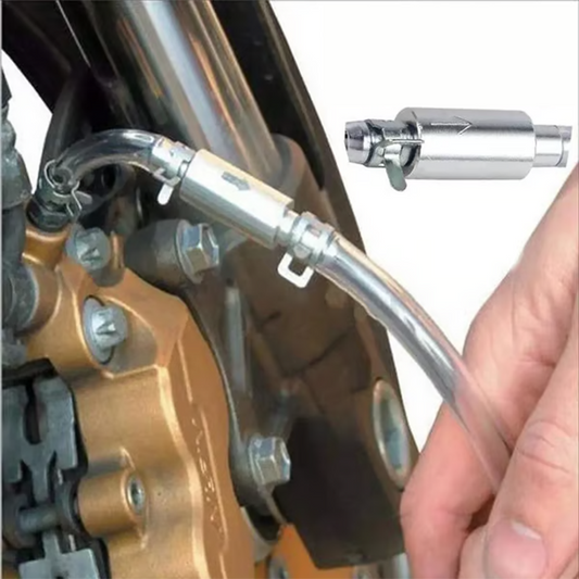 🔧 Motorrad Bremsenentlüfter Schlauch mit Rückschlagventil – Werkzeug für hydraulische Bremssysteme