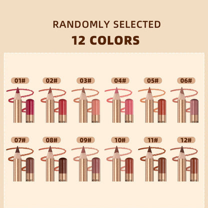 🔥Solange der Vorrat reicht 50% Rabatt!🎉12-farbiges, wischfestes Lipliner-Stift-Set
