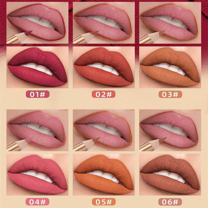 🔥Solange der Vorrat reicht 50% Rabatt!🎉12-farbiges, wischfestes Lipliner-Stift-Set