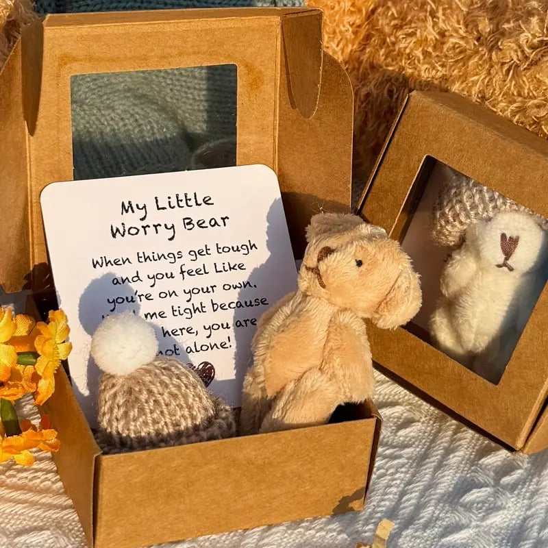 ✨Heilende Puppe Geschenk✨Handgefertigter Mini-Plüsch-Teddybär