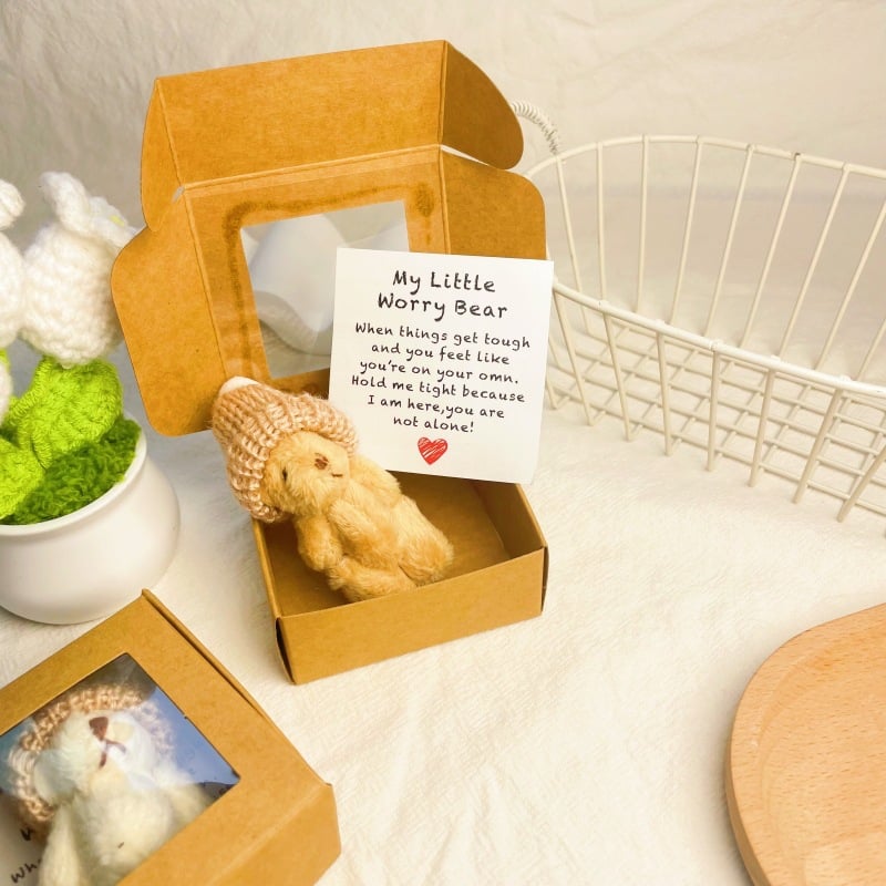 ✨Heilende Puppe Geschenk✨Handgefertigter Mini-Plüsch-Teddybär
