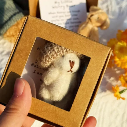✨Heilende Puppe Geschenk✨Handgefertigter Mini-Plüsch-Teddybär