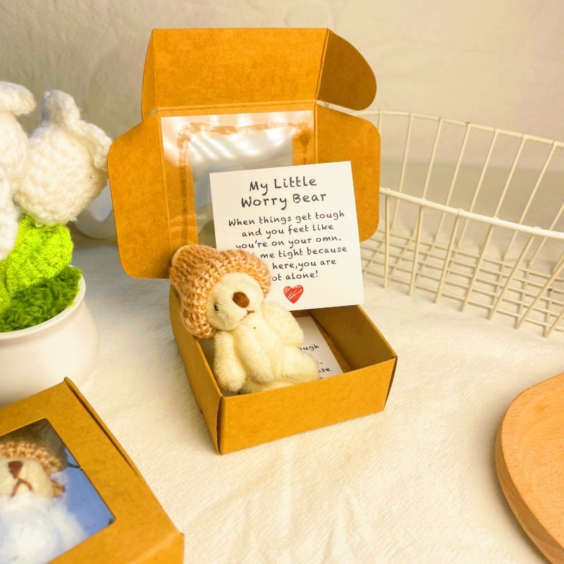 ✨Heilende Puppe Geschenk✨Handgefertigter Mini-Plüsch-Teddybär