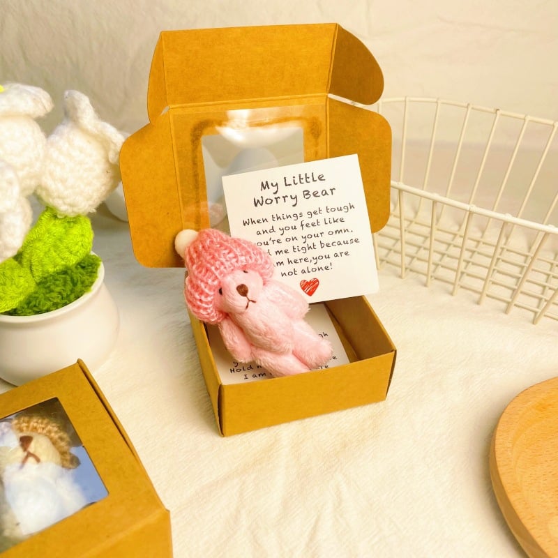 ✨Heilende Puppe Geschenk✨Handgefertigter Mini-Plüsch-Teddybär
