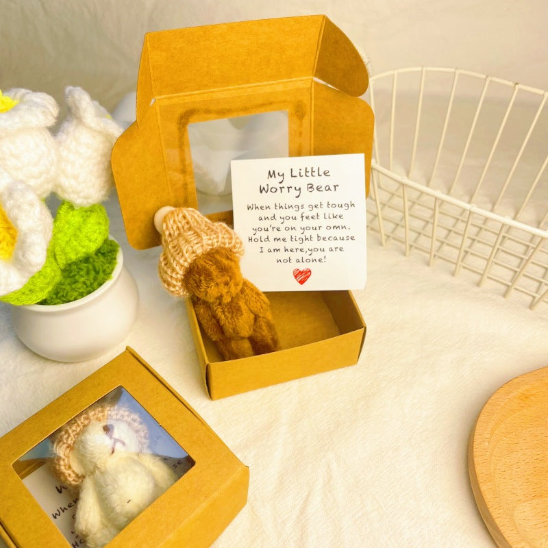 ✨Heilende Puppe Geschenk✨Handgefertigter Mini-Plüsch-Teddybär