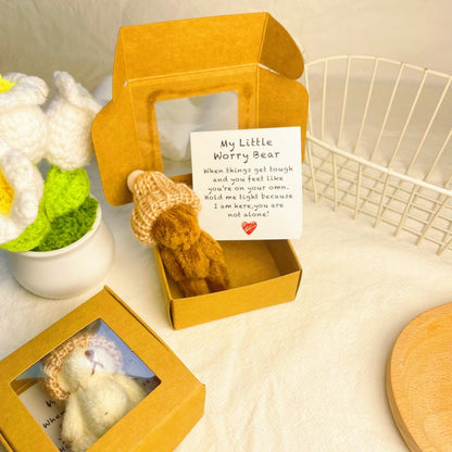 ✨Heilende Puppe Geschenk✨Handgefertigter Mini-Plüsch-Teddybär