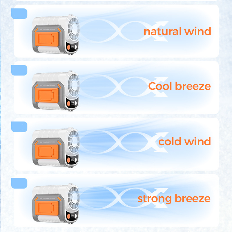 ☀️💼🌬️Multifunktionaler, tragbarer Ventilator zur Befestigung am Gürtel | Praktischer tragbare Lüfter zum Anbringen an Gürtel, kühl unterwegs
