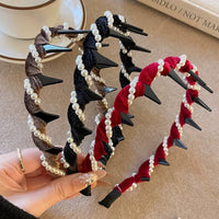 🔥Heißer Verkauf🔥Vintage High Cranium Artificial Pearl Hairband