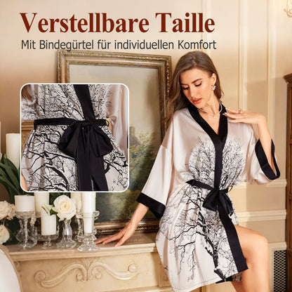 🔥Angebot zum halben Preis🔥Damen-Morgenmantel mit Blumenmuster