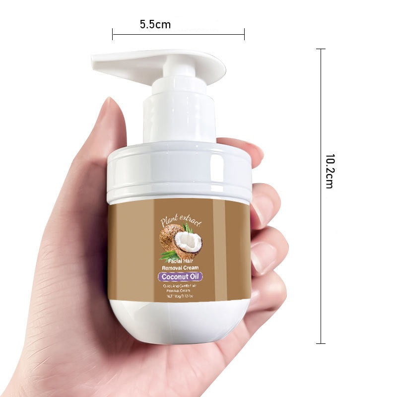 🎁 Kaufen Sie 1, erhalten Sie 1 GRATIS! 🥥✨ Kokosnussöl-Haarentfernungscreme, sanfte Haarentfernung
