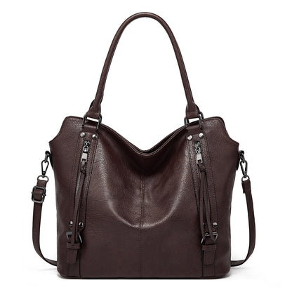 👜 LIMITIERTES ANGEBOT 50% RABATT! ✨ Kunstleder-Shopper Damen – Vielseitig, Praktische Fächer, Set mit Beutel 💼